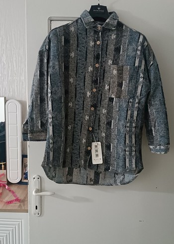 Bohem Çok Renkli Uzun Kollu Gömlek - Görsel 4