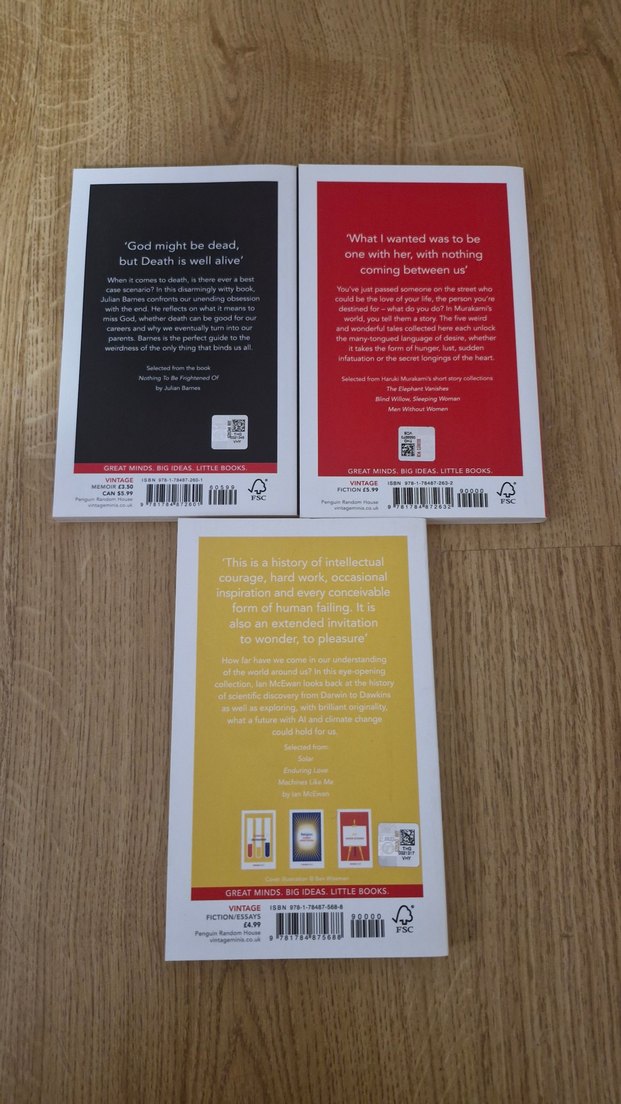 Vintage Minis Kitap Seti: Death, Desire, Science - Görsel 2