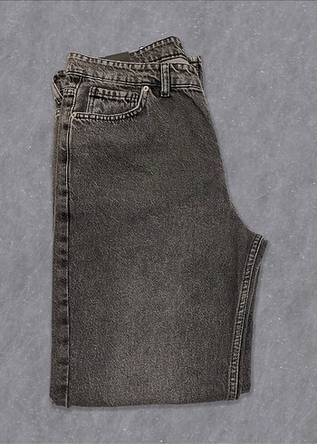 Gri Bol Kesim Erkek Pantolon - Görsel 2