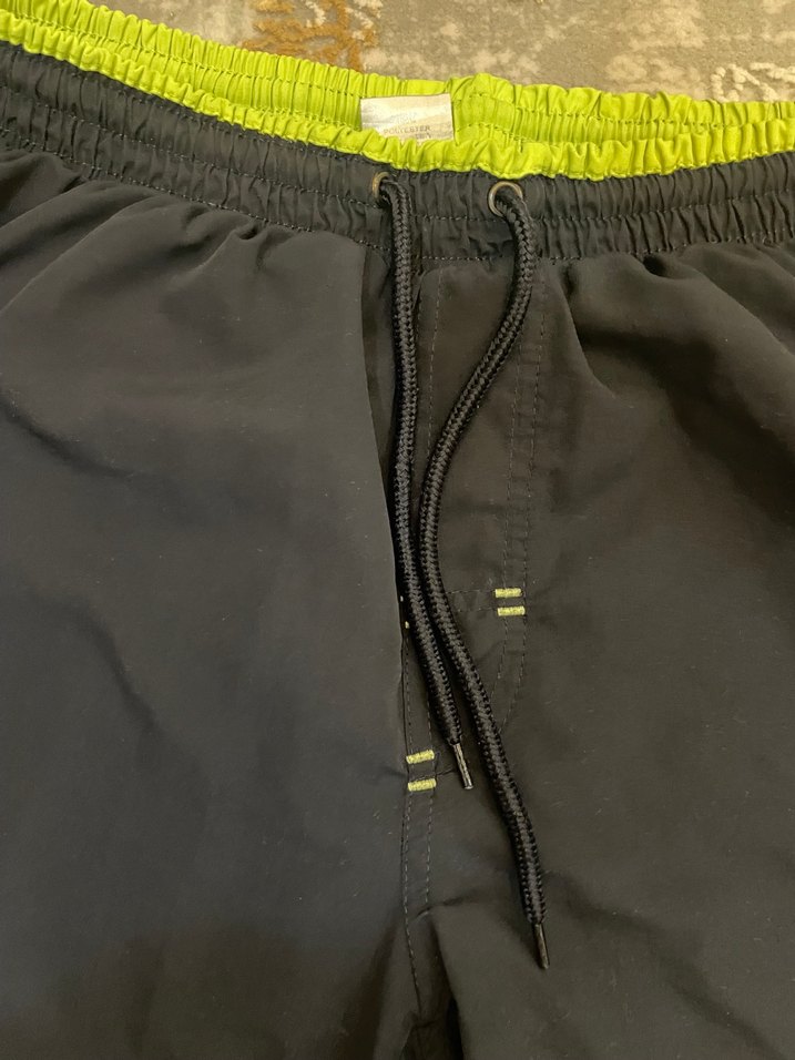 Siyah Erkek Deniz Şortu Elastik Bel - Görsel 2