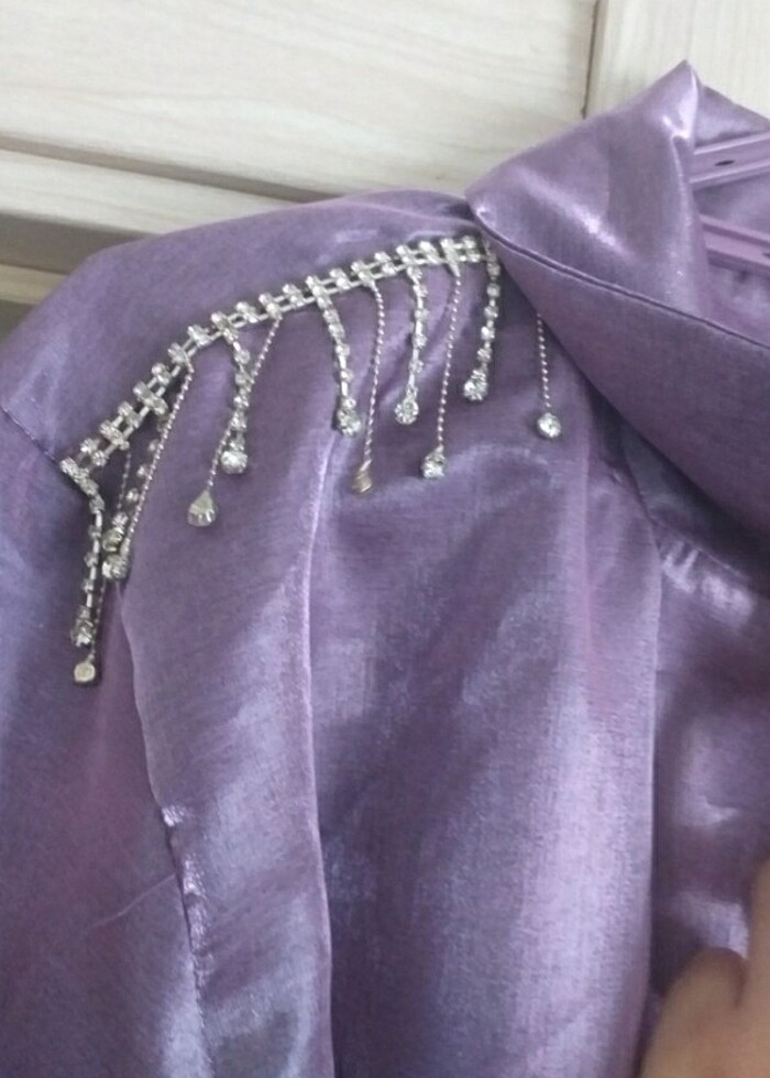 Lila ceket - Görsel 2