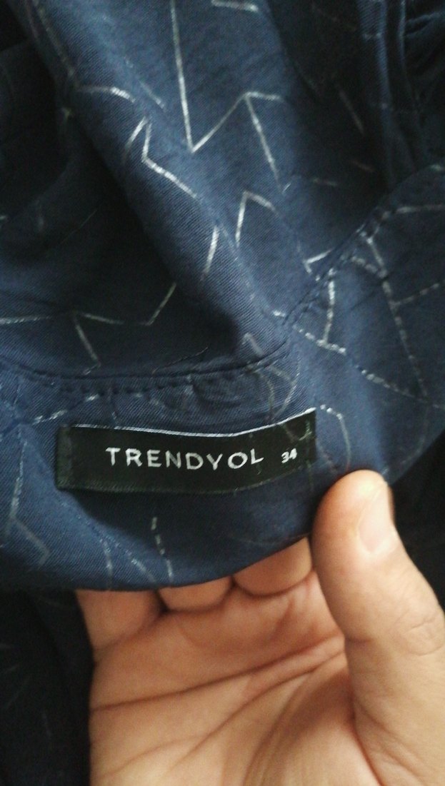 Lacivert Dantelli V Yaka Kısa Tulum - Görsel 3