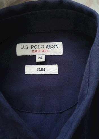 Lacivert Düğmeli Erkek Pamuk Gömlek - Görsel 2