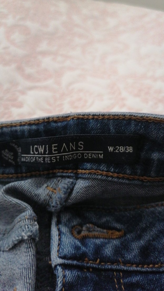 Kadın Mavi Kot Pantolon - Rahat Kesim - Görsel 2