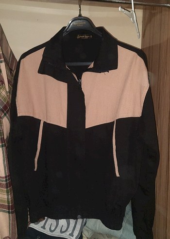 Pembe Siyah Kadın Ceket - Görsel 3