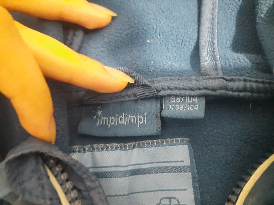 Kapüşonlu Fermuarlı Erkek Çocuk Mavi Mont - Görsel 4