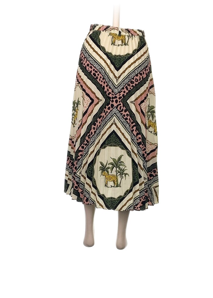 Vintage Love Midi Etek %70 İndirimli. - Görsel 3