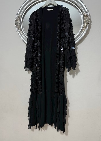 Uzun Kollu Siyah Gotik Kadın Elbise