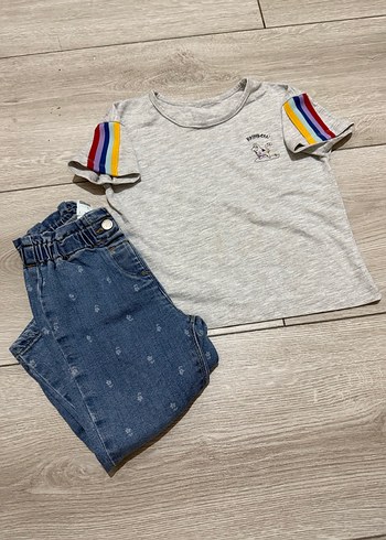 LC Waikiki Kız Çocuk Geniş Kesim Denim Pantolon