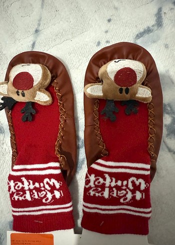 Kız Çocuk Renkli Örgü Sıcak Terlik - Görsel 5