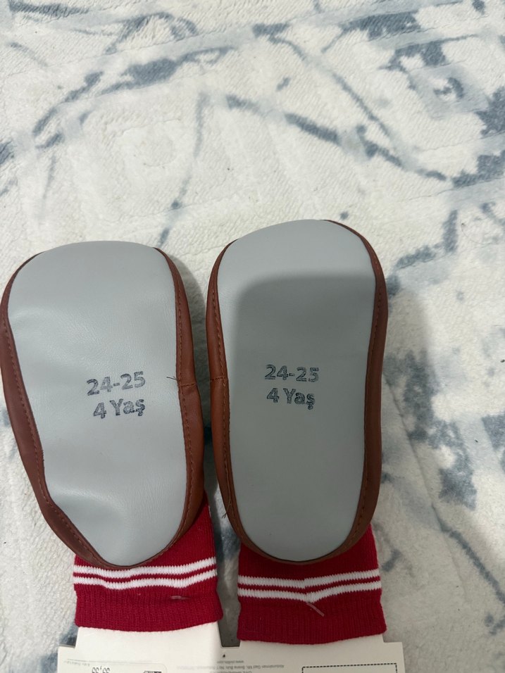 Kız Çocuk Renkli Örgü Sıcak Terlik - Görsel 2