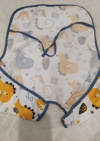 Renkli Baskılı Bebek Önlüğü - Görsel 4