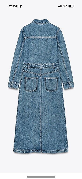 xs Beden Denim elbise