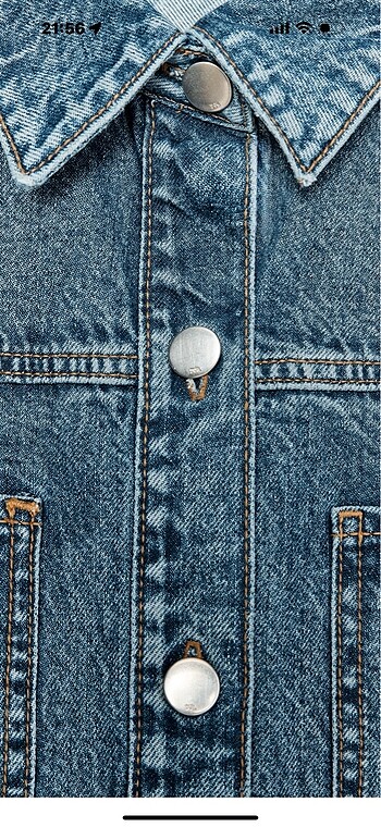 Denim elbise