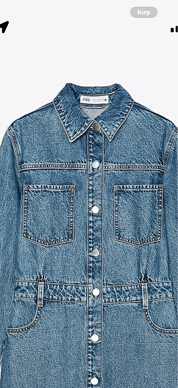 xs Beden mavi Renk Denim elbise