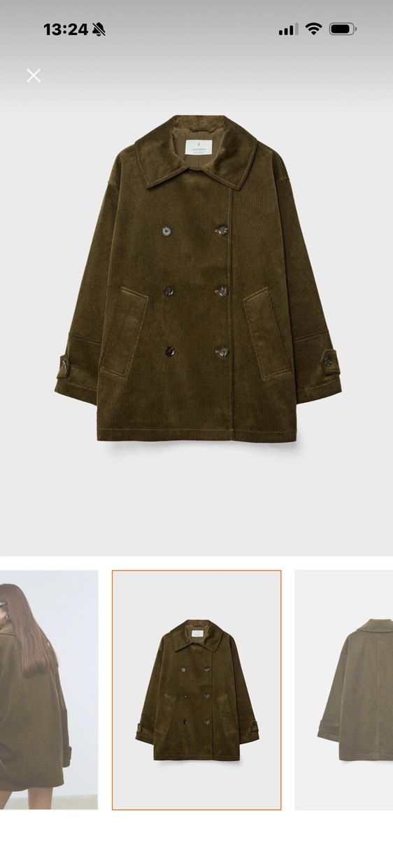 Düğmeli Kahverengi Süet Midi Kadın Kaban - Görsel 4