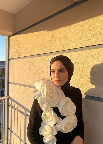 Siyah Drapeli Uzun Kollu Uzun Elbise - Görsel 4