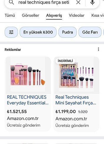 Real Techniques Fırça Seti