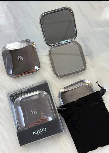 Kiko çift taraflı siyah makyaj aynası - Görsel 2