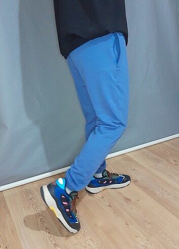 Mavi Eşofman Altı Unisex - Görsel 3