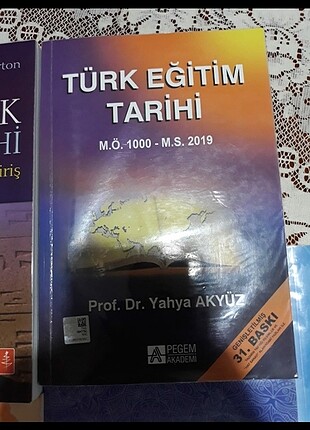 Türk Eğitim Tarihi Yahya Akyüz 