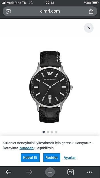 EMPORİO ARMANİ AR2411 ORJİNAL SAAT