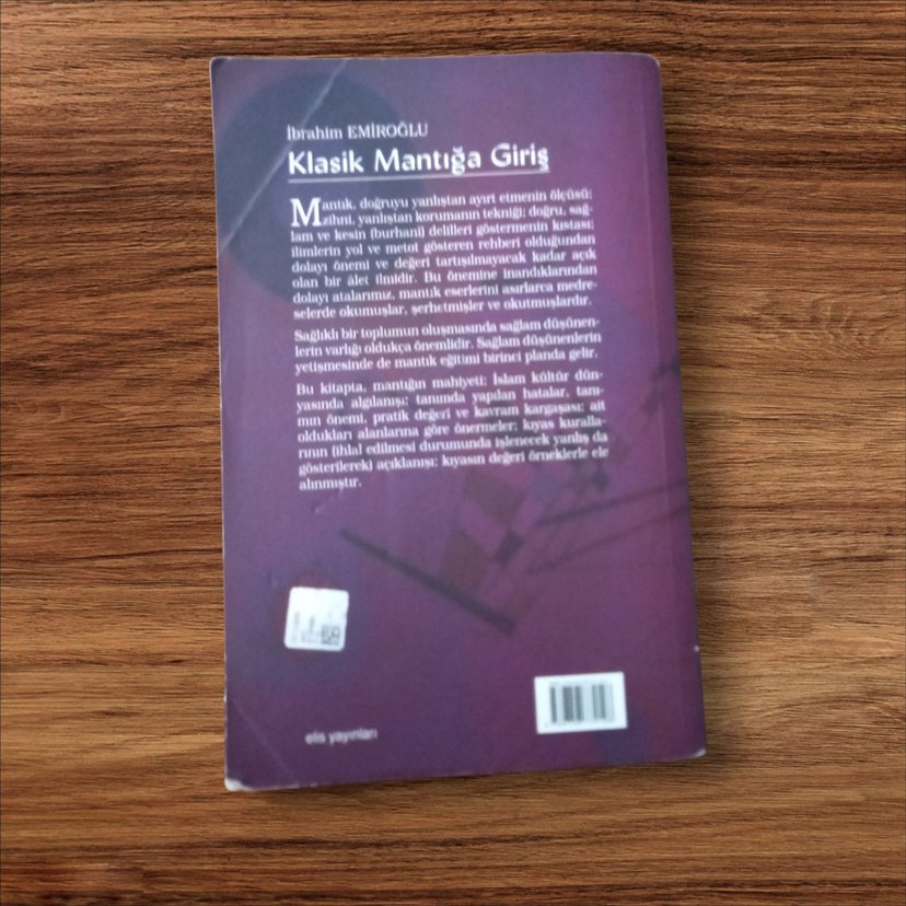 Klasik Mantığa Giriş - İbrahim Emiroğlu - Görsel 2