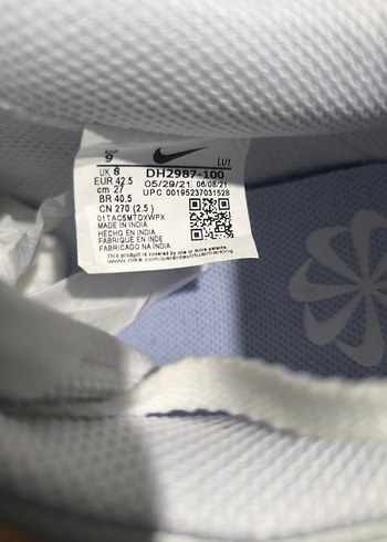 Beyaz erkek Spor Ayakkabı - Görsel 8