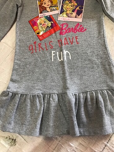 Barbie Kız çocuk elbise