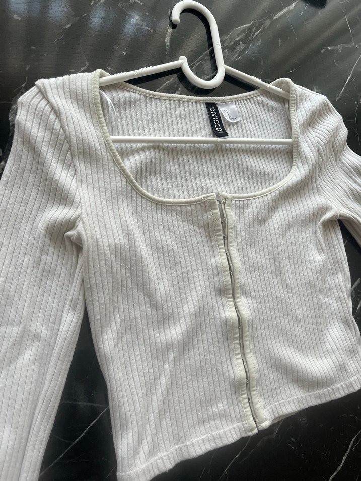 H&M Kadın Uzun Kollu Üst - Görsel 4