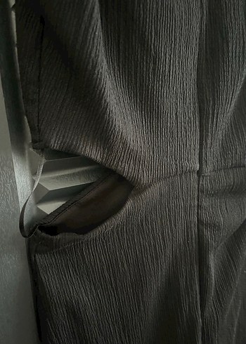 Koton Siyah Kemer Detaylı Midi Elbise - Görsel 4