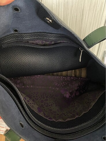 Matmazel Lacivert Çanta - Görsel 5