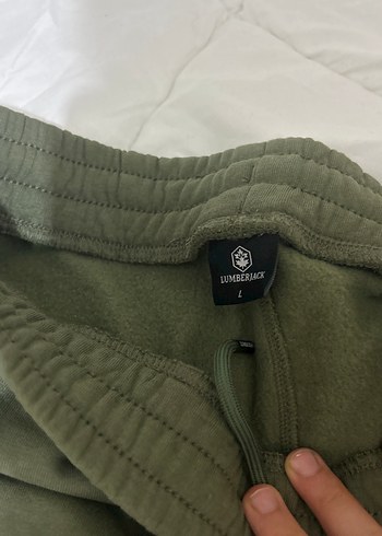 Fermuarlı Koyu Yeşil Erkek Sweatpant - Görsel 3