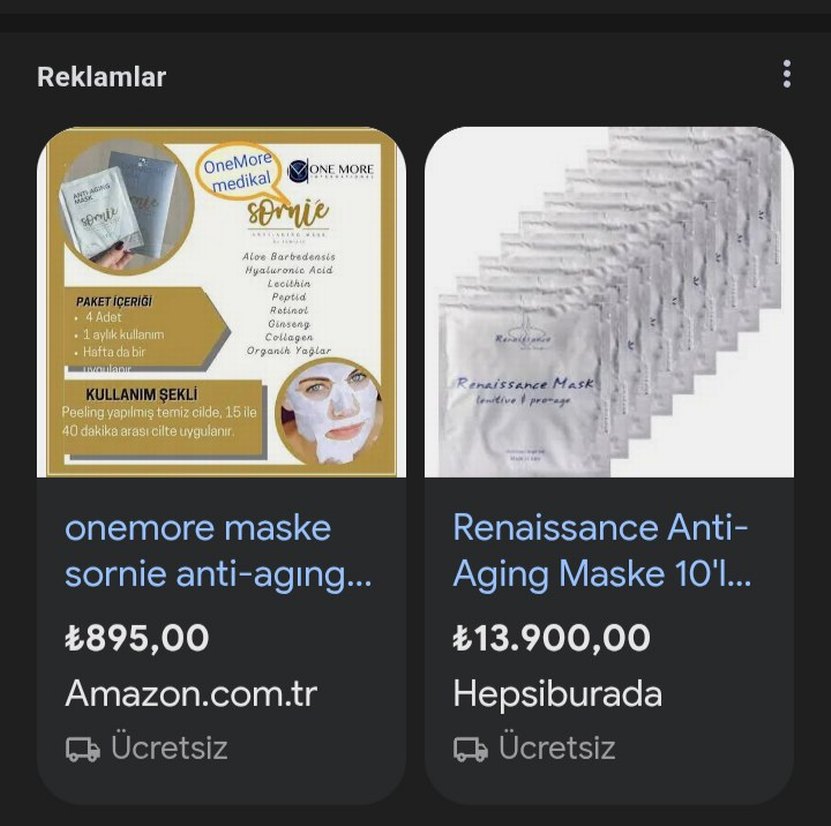 Sernie Anti-Aging Yüz Maskesi - Görsel 5