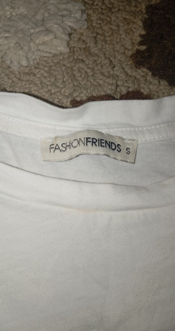 Gri Baskılı Beyaz Hamile Kolsuz Tişört - Görsel 4