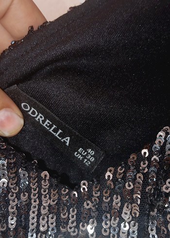 siyah kısa abiye - Görsel 5