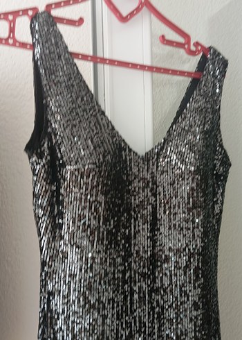 siyah kısa abiye - Görsel 4