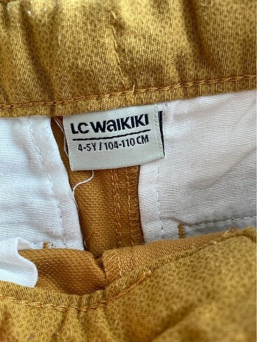 LC Waikiki 4/5 yaş etiketli LCW spor/klasik şort