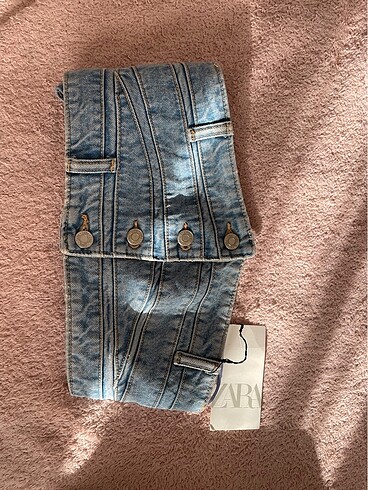 Zara denim top