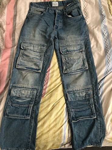 Pantalon baggy cok cepli