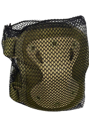 Siyah Kamuflaj Motosiklet Dizlikleri Velcro - Görsel 6