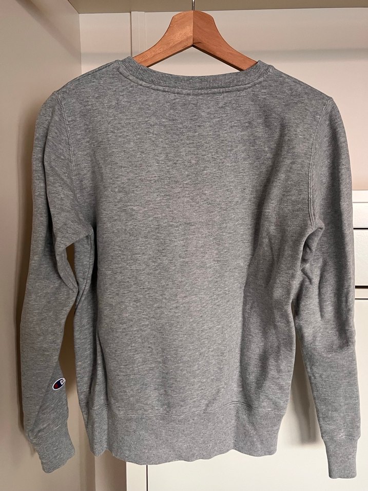 Gri Kadın Champion Sweatshirt - Görsel 4