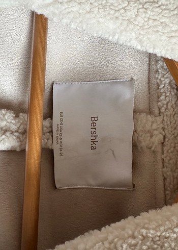 Uzun Beyaz Peluş Kadın Kaban - Görsel 5