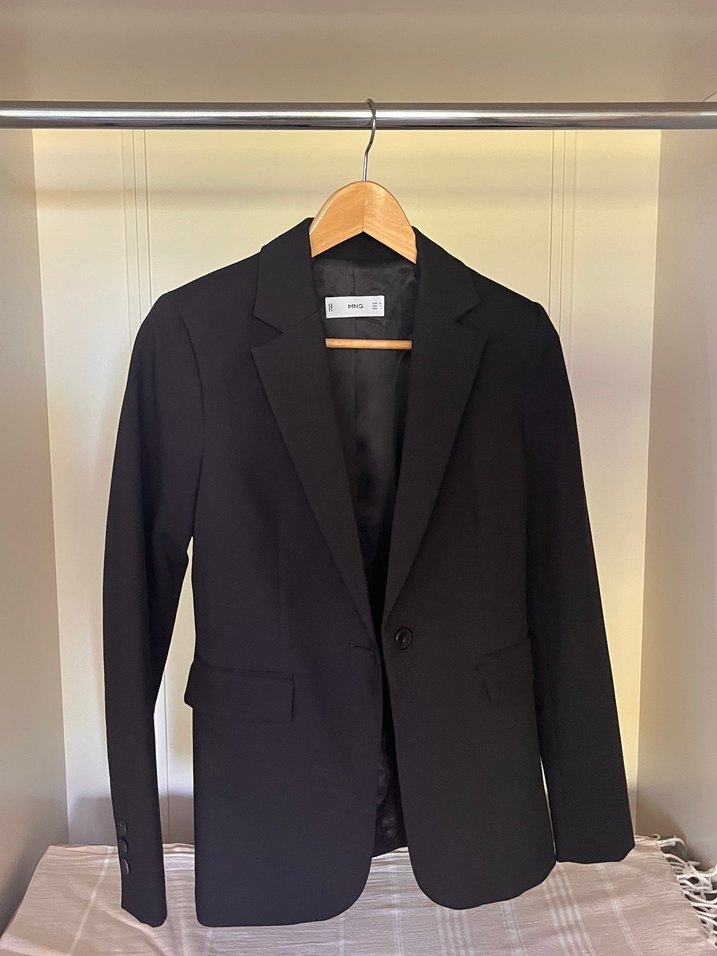 Mango Siyah Kadın Blazer Ceket - Görsel 5