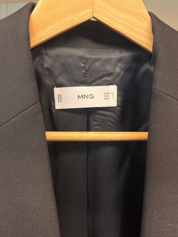 Mango Siyah Kadın Blazer Ceket - Görsel 4