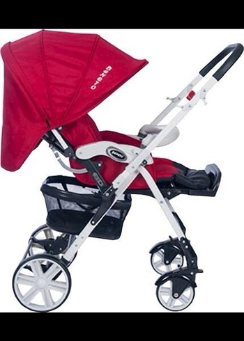 Kırmızı Bebek Arabası - Görsel 2