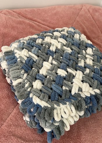 Gri ve pembe Çocuk Battaniyesi - Görsel 4