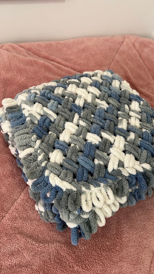 Gri ve pembe Çocuk Battaniyesi - Görsel 4