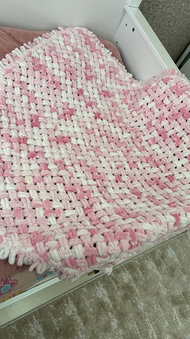 Gri ve pembe Çocuk Battaniyesi - Görsel 2