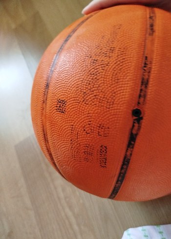 Turuncu Baskılı Basketbol Topu - Görsel 4